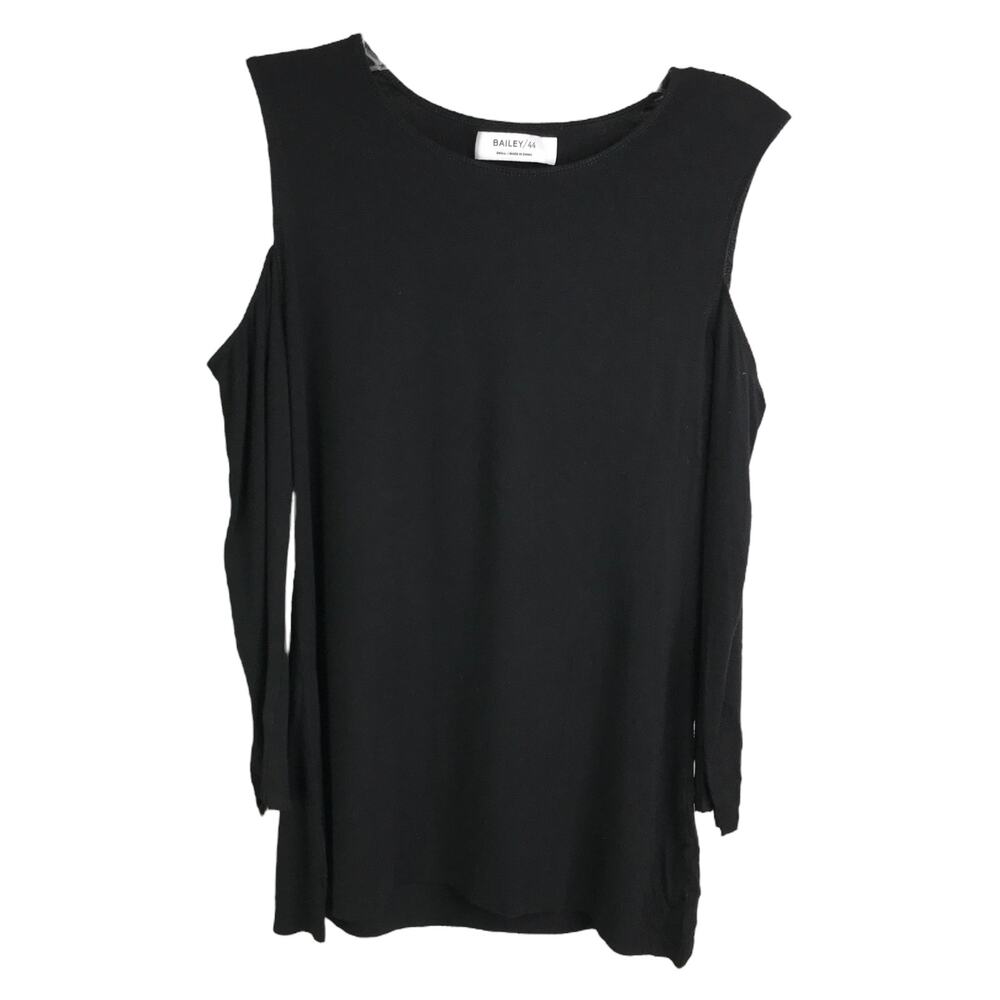 Bailey 44 Top‎ Women S Retro Disco Party Crew Neck Cold Shoulder Long Sleeve